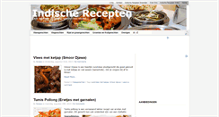 Desktop Screenshot of indischerecepten.com